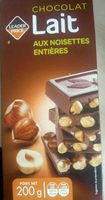 Chocolat au lait noisettes entières