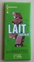 Lait chocolat aux noisettes