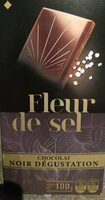 Chocolat noir dégustation fleur de sel