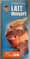 Chocolat lait dessert