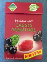Bonbons goût cassis menthol