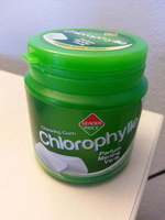Chewing gum chlorophylle