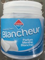 Chewing Gum Blancheur - Parfum Menthe Blanche