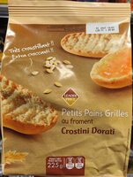Petits pains grillés au froment