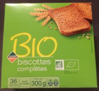Biscottes complètes Bio