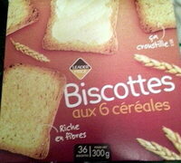 Biscottes aux six céréales