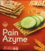 Pain azyme craquant