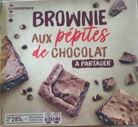 Brownie aux pépites de chocolat à partager