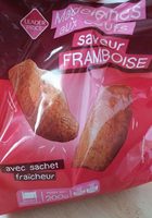 Madeleines aux oeufs saveur framboise