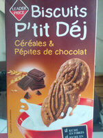 Biscuits P'tit Déj céréales & Pépites de chocolat