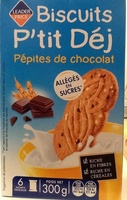 Biscuits P'tit Déj aux pépites de chocolat