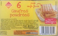 Gaufres poudrées