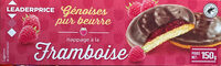 Génoises pur beurre, nappage à la framboise