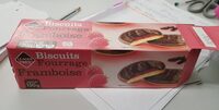 Biscuit fourrage framboise
