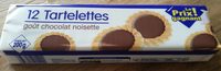 12 Tartelettes Goût Chocolat Noisettes