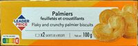 Palmiers feuilletés croustillants