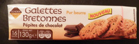 Galettes bretonnes pur beurre pépites de chocolat