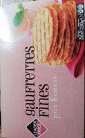 Gaufrettes fines pur beurre
