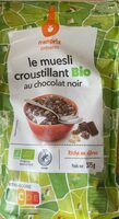 Muesli croustillant bio au chocolat noir