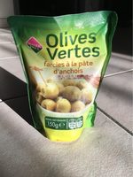 Olives Vertes farcis à la pâte d'anchois