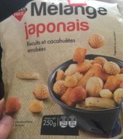 Mélange japonais - biscuits et cacahuètes enrobées
