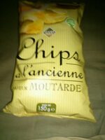 Chips à l'ancienne saveur moutarde extra fines