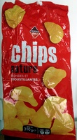 Chips nature blondes et croustillantes