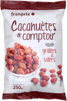 Cacahuetes comptoir grillées et salées