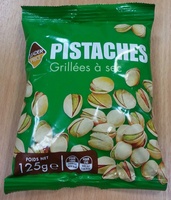 Pistaches grillées à sec