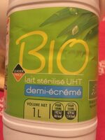 Bio lait stérilisé UHT demi-écrémé