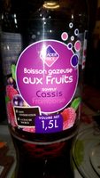 Boisson gazeuse aux fruit saveur cassis framboise