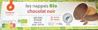 Sablé nappé chocolat noir bio
