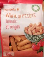 Mini gressins tomate et origan