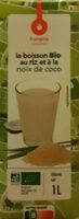La boisson Bio au riz et à la noix de coco