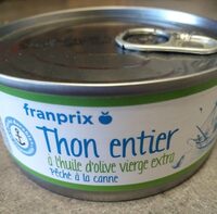 Thon entier à l'huile d'olive vierge extra