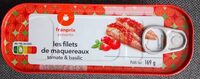 Filets de maquereaux tomate et basilic