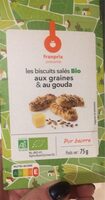 Biscuits sales Bio Graines et gouda