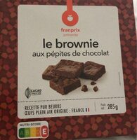 Le brownie aux pepites de chocolat