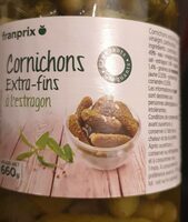 Cornichons extra fin à l l'estragon
