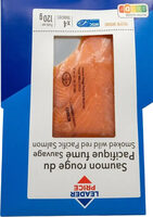 Smoked wild red Pacific salmon