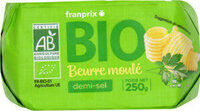 Beurre moulé demi - sel bio