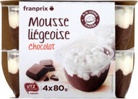 Mousse liégeoise chocolat