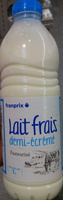Lait frais demi-écrémé pasteurisé