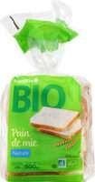 Pain de mie grandes tranches nature bio