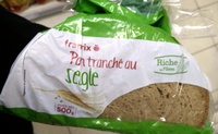 Pain tranché au seigle