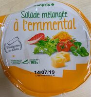 Salade mélangée à l'emmental