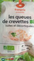 Queues de crevettes bio
