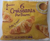 6 croissants pur beurre