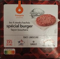 Steaks hachés special burger façon bouchere