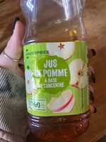 Jus de pomme a base de concentré